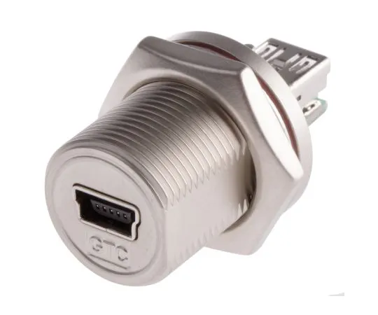 63-6829-39　RS PRO, Straight, Panel Mount, Socket Type B USB Connector　122-3027