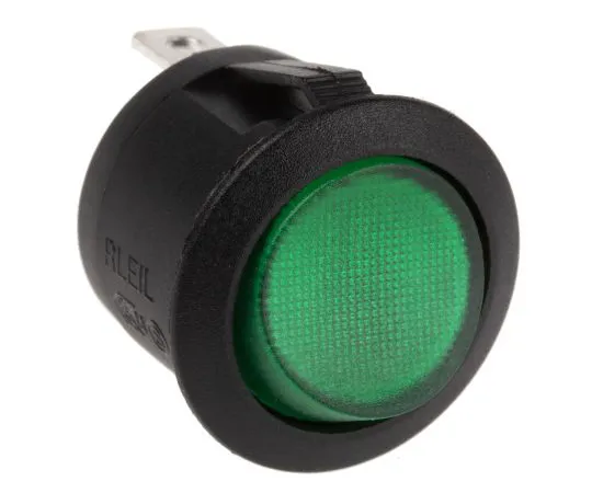 63-6609-12　RS PRO Illuminated Single Pole Single Throw (SPST), Latching Rocker Switch Panel Mount　273-312