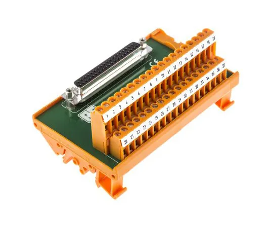 63-6633-99　RS PRO, 37 Pole D-sub Connector, Female Interface Module, DIN Rail Mount　403-415
