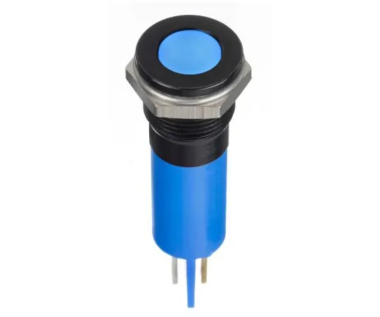 63-6950-58　RS PRO Blue Indicator, 24 V dc, 12mm Mounting Hole Size, Faston, Solder Lug Termination, IP67　124-6417