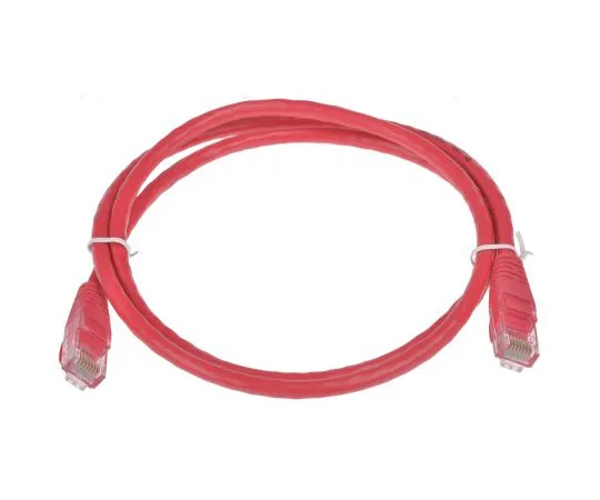 63-6704-10　RS PRO Red PVC Cat5e Cable U/UTP, 1m Male RJ45/Male RJ45 Terminated　557-262