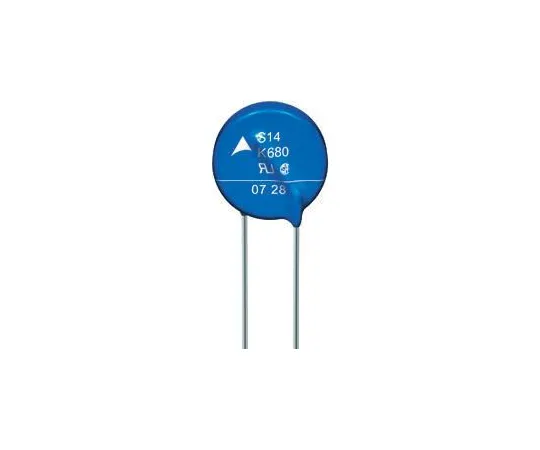 63-7040-33　Epcos Standard Series Metal Oxide Varistor 480pF 10A, Clamping 165V, Varistor 100V　B72207S0600K101
