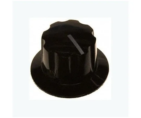 63-7000-06　Arcol Ohmite Black Aluminium Rheostat Knob, For , For G/H/J/K/L Model, 1/4 in Shaft Dia.　5150E