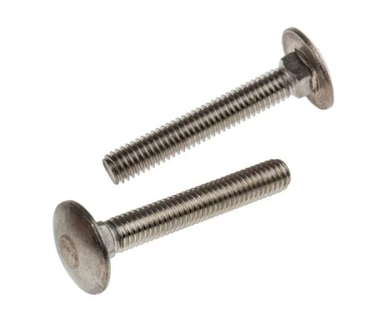 63-6833-53　Plain Stainless Steel Coach Bolt, M6 x 40mm　122-4421