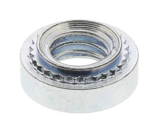 63-6733-57　RS PRO Clear Passivated, Zinc Steel Clinch Nut, M5　827-653