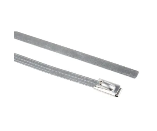 63-6895-27　RS PRO Steel Cable Tie Stainless Steel Roller Ball, 360mm x 4.6 mm　123-5037