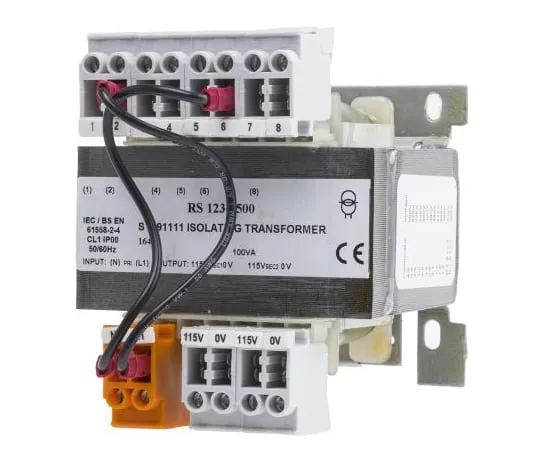 63-6883-39　RS PRO 100VA DIN Rail & Panel Mount Transformer, 208 V ac, 230 V ac, 380 V ac, 400 V ac, 415 V ac, 440 V ac, 460 V ac,　123-2500