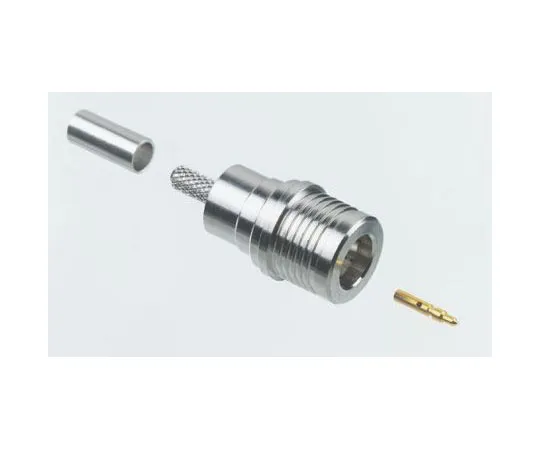 63-7325-85　Radiall 50Ω Cable Mount QMA Connector Plug, Crimp Termination, RG58, RG141　R123075000W
