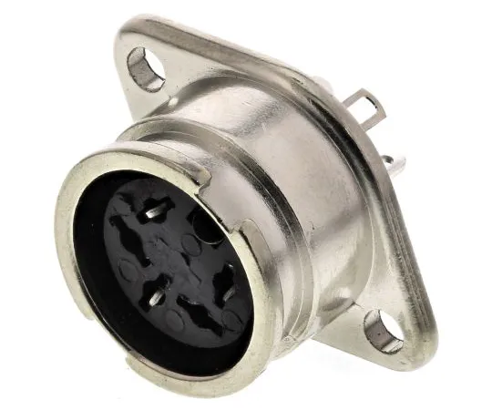 63-6674-30　RS PRO 5 Pole Din Socket, 1A, 100 V ac, Bayonet　490-894