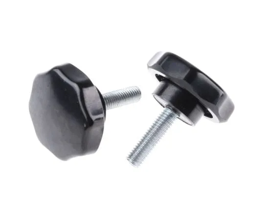 63-6717-16　RS PRO Black Multiple Lobes Clamping Knob, M8　686-121