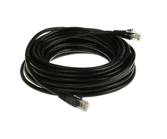 63-6702-90　RS PRO Black PVC Cat5e Cable U/UTP, 10m Male RJ45/Male RJ45 Terminated　556-516