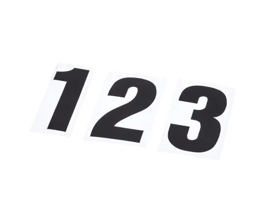 63-6690-24　RS PRO Black Numeric Label, 50mm　514-846