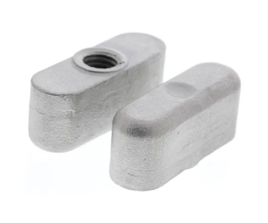 63-6601-69　RS PRO Silver Wing Clamping Knob, M8　237-508