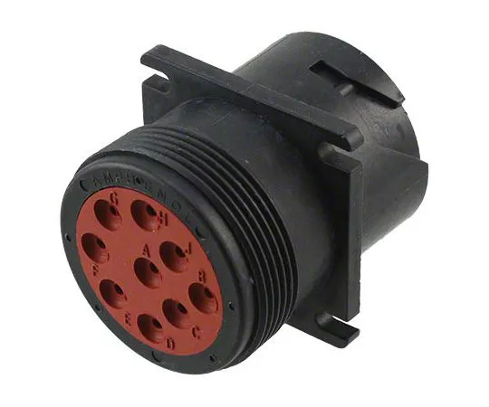 63-6934-71　Round Connectors AHD Series Contacts: Female 9-Pole Male　AHD10-9-1939P