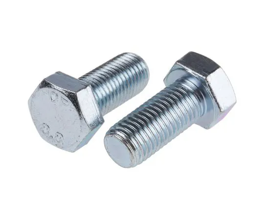 63-6610-01　Clear Passivated, Zinc Steel Hex M16 x 35mm Set Screw　276-257