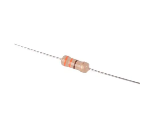 63-7346-72　TE Connectivity 330Ω 1W Carbon Film Fixed Resistor ±5% -500 → -100ppm/°C　CFR100J330R