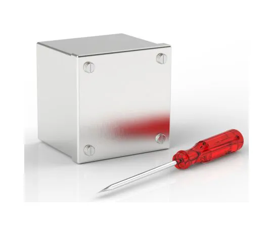 63-6813-98　RS PRO 304 Stainless Steel Satin Adaptable Enclosure Box, 0 Knockouts 100mm x 100 mm x 85mm　121-9693
