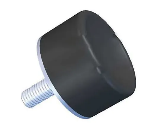 63-7009-48　RS PRO 25mm Stud Mount M10 40mm Diameter 112kg Compression Load, Male Only Natural Rubber　126-4972