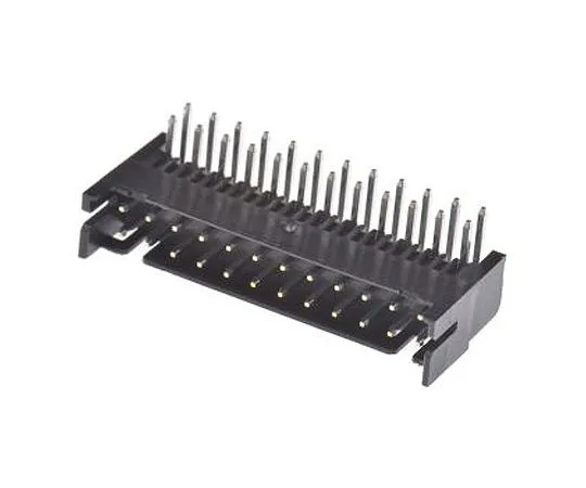 63-6757-91　Board Connection Header DF11 Series 24 Pole 2 mm 2 Row Light Angle 1 Set (18 Pieces)　DF11-24DP-2DS24