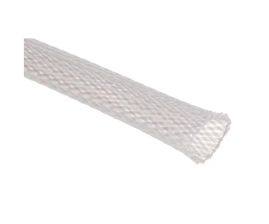 63-6635-20　RS PRO Expandable Braided PET Grey Cable Sleeve, 15mm Diameter, 5m Length　408-249