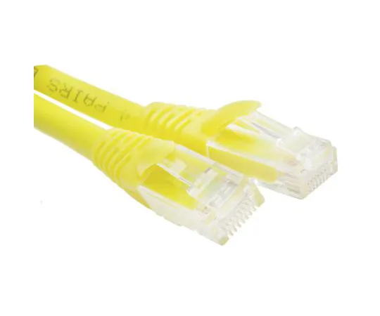 63-6704-05　RS PRO Yellow Cat6 Cable, U/UTP, Male RJ45/Male RJ45, Terminated, 500mm　557-216
