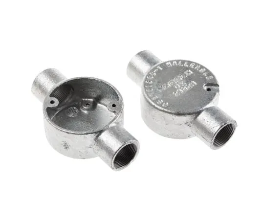 63-6598-47　RS PRO Through Box Cable Conduit Fitting, 25mm nominal size　228-794