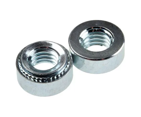 63-6733-59　RS PRO Clear Passivated, Zinc Steel Clinch Nut, M6　827-675