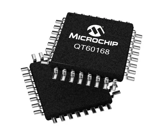 63-7030-08　QT60168-ASG, Spread-Spectrum Charge-Transfer Touch Screen Controller, 11 bit SPI Hard-Wire, 32-Pin TQFP　QT60168-ASG