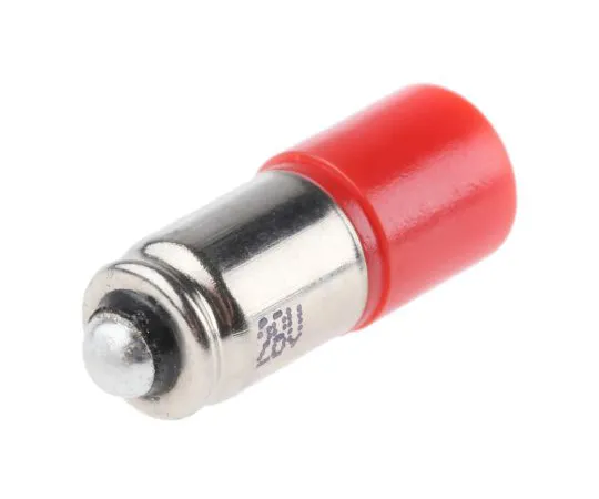 63-6581-41　LED Reflector Bulb, Midget Groove, Red, Single Chip, 6mm dia., 28V ac/dc　203-773