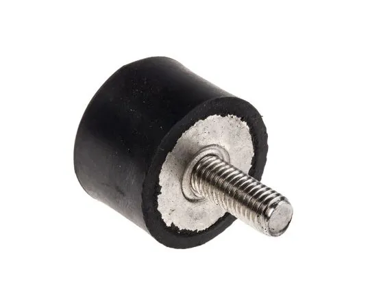 63-7007-09　RS PRO Cylindrical M8 Stainless Steel Anti-Vibration Mount 51.92 Compression Load ,30mm dia. +100°C　126-3918