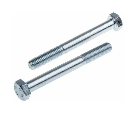 63-6612-14　Clear Passivated, Zinc Steel Hex Bolt, M10 x 90mm　279-745