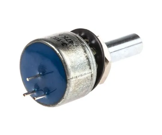 63-7349-83　TE Connectivity 1 Gang Rotary Cermet Potentiometer with a 6.35 mm Dia. Shaft, 47kΩ, ±10%, 2W, Linear 404802692040　404802692040
