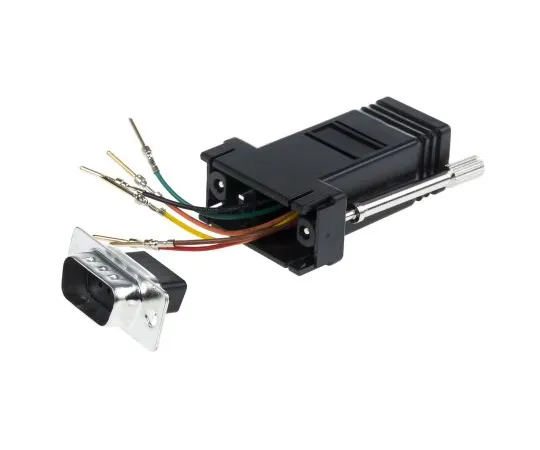 63-6732-02　RS PRO D Sub Adapter Male 9 Way D-Sub to Female RJ11　818-659
