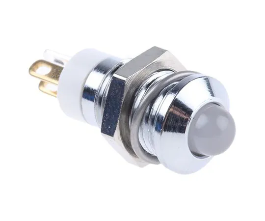 63-6586-91　RS PRO Green, Red, Yellow Indicator, 2 V dc, 8mm Mounting Hole Size, Solder Tab Termination　210-765