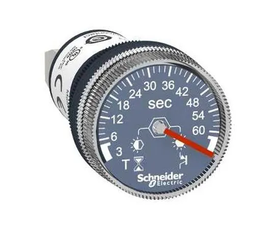 63-7038-54　Schneider Electric Single Timer Relay, Screw, 3 → 60 s, 24 V dc　XB5DTB23