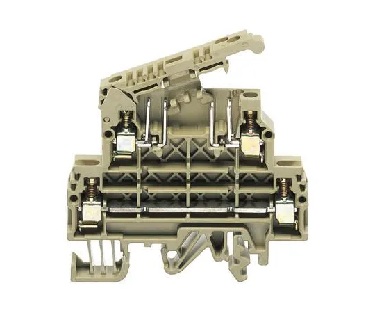 63-6679-04　RS PRO Beige Feed Through Terminal Block, 22 → 12 AWG, 500 V　501-843