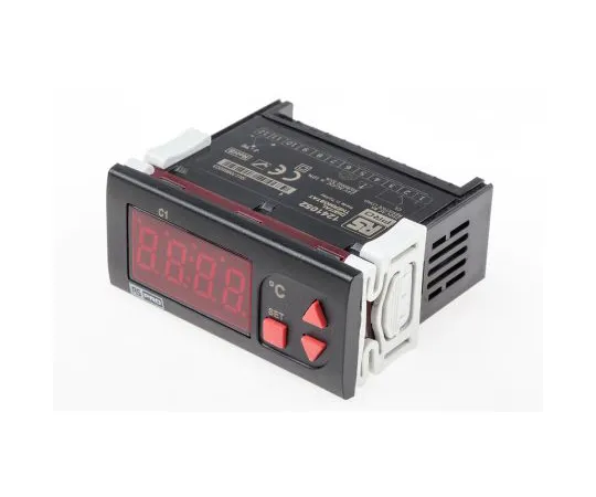 63-6927-21　RS PRO Panel Mount On/Off Temperature Controller, 77 x 35mm 1 Input, 1 Output Relay, 24 V ac Supply Voltage　124-1052