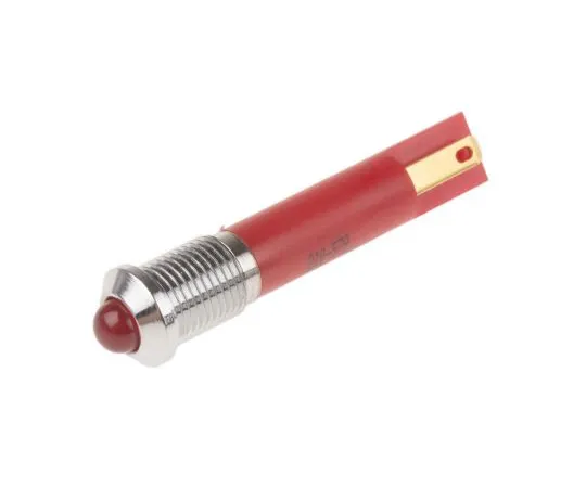 63-6586-72　RS PRO Red Indicator, 24 V ac, 8mm Mounting Hole Size, Solder Tab Termination　210-579