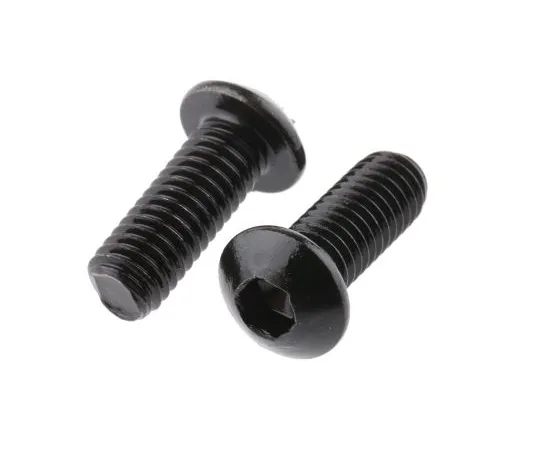 63-6612-75　RS PRO M6 x 16mm Hex Socket Button Screw Black, Self-Colour Steel　281-300