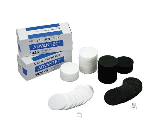 64-1027-04　Milk Sediment Disc WHITE No. 1026　49015010