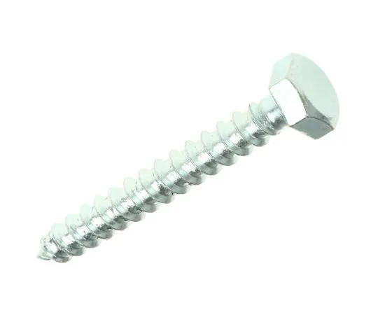 63-6732-86　RS PRO Hex Coach Screw, Steel Bright Zinc Plated, 8mm x 60mm　824-985