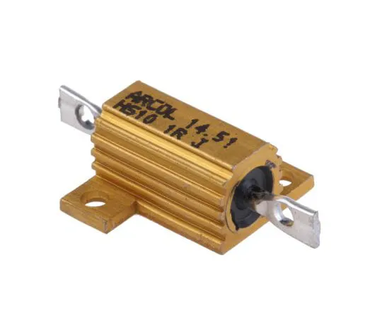 63-7349-08　Arcol HS10 Series Aluminium Ho***d Axial Wire Wound Panel Mount Resistor, 1Ω ±5% 10W　HS10 1R J