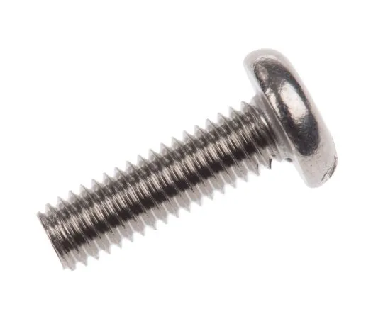 63-6695-38　RS PRO, M3 Pan Head, 10mm Stainless Steel Slot A2 304 Plain　526-956