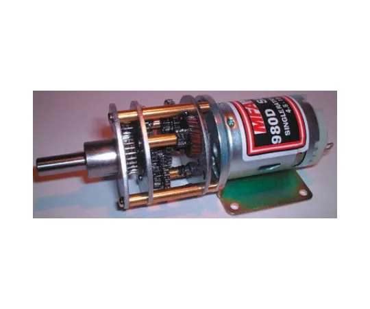 63-6642-33　RS PRO Brushed Geared DC Geared Motor, 7.9 W, 6 → 15 V, 4 Ncm, 1644 rpm, 6mm Shaft Diameter　420-574
