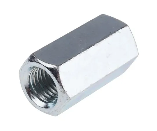 63-6610-19　48mm Bright Zinc Plated Steel Coupling Nut, M16　276-566