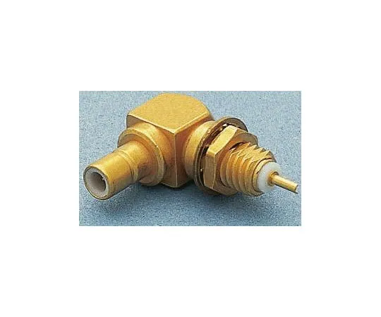 63-7323-23　Radiall Right Angle Panel Mount SMB Connector, 50Ω Impedance, Solder Termination　R114670000W