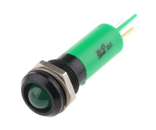63-6583-27　RS PRO Green Indicator, 230 V ac, 12mm Mounting Hole Size, Tab Termination, IP67　206-429