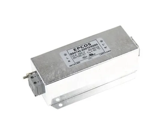 63-7532-28　EPCOS B84142-A Series 10A 250 V ac 60Hz Flange Mount RFI Filter, with Screw Terminals, Single Phase　B84142A0010R000