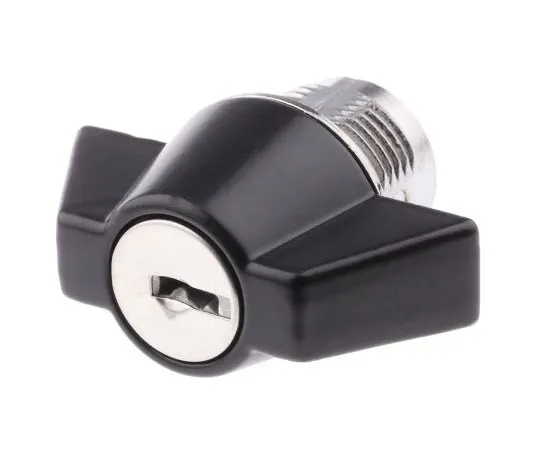 63-7518-58　Euro-Locks a Lowe & Fletcher group ******* Panel to Tongue Depth 16mm Zamak Powder Coated Camlock, Key to unlock　F383-01-1 (455E)