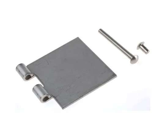 63-7501-22　Pinet Stainless Steel Butt Hinge, 80mm x 80mm x 3mm　52-2-3817